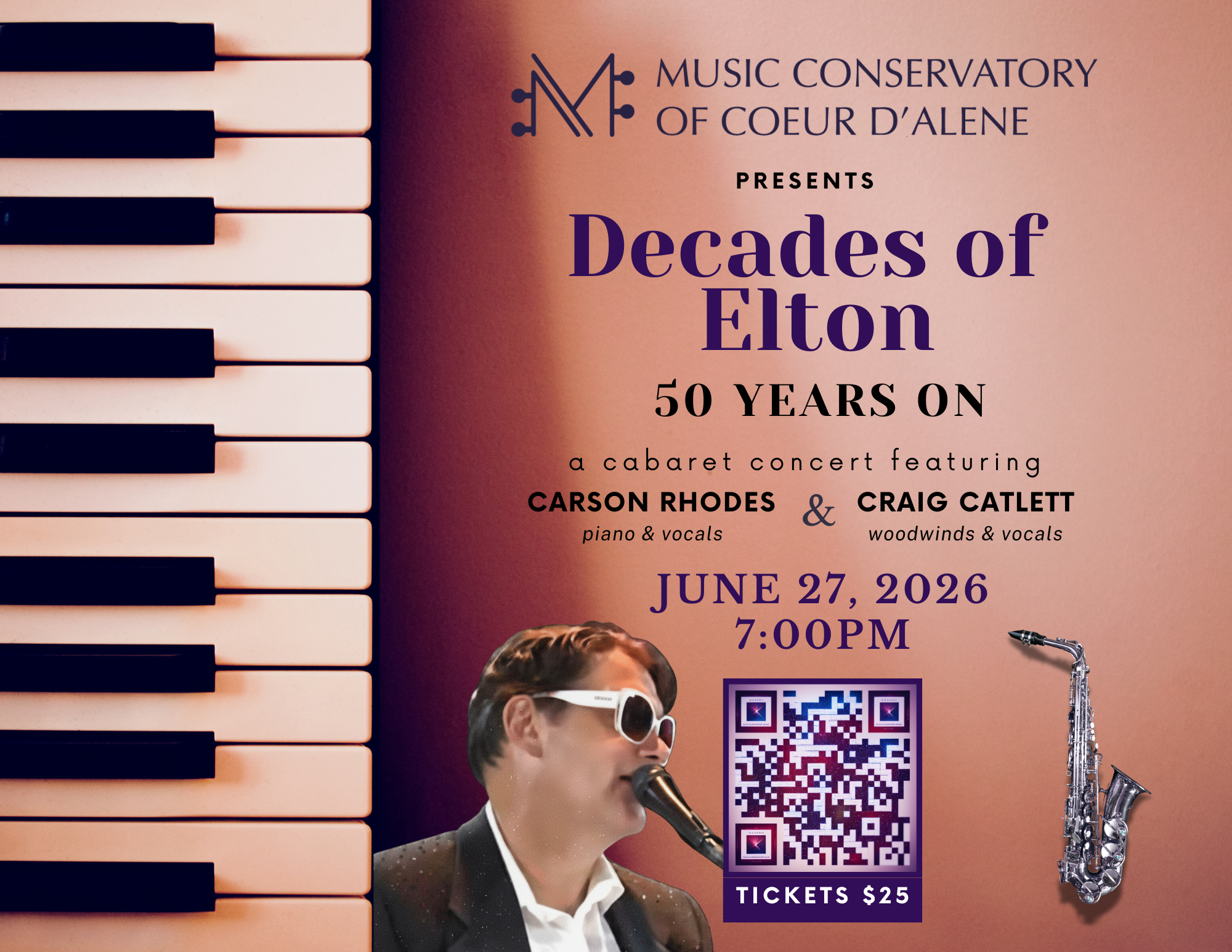 Decades of Elton, featuring Carson Rhodes & Craig Catlett